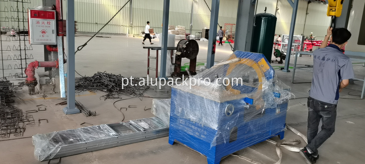 máquina de embalagem envolvente de alumínio aluminum wraparound packing machine